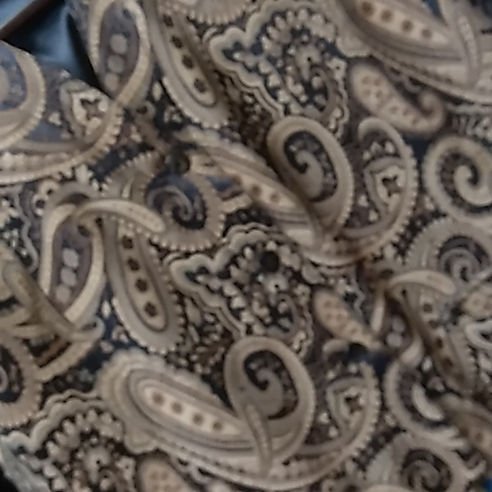 Vintage Paisley Chico's Ladies Vest SZ 1 - Picture 6 of 8